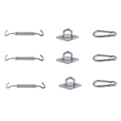 Cool Area Triangle Shade Sail accessories stainless steel hardware kit   566075226